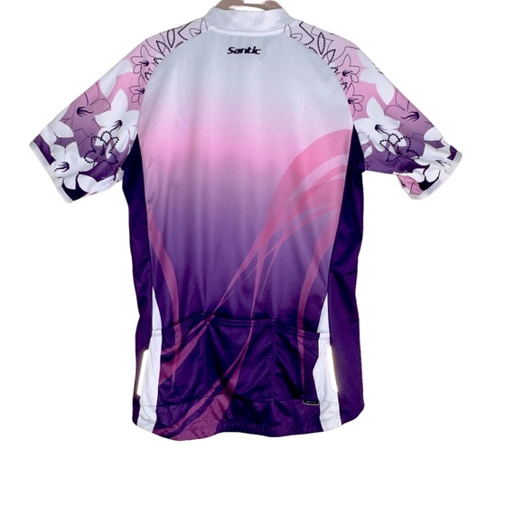 Santic Cycling Jersey Short Sleeve Ladies Bike Jerseys Biking Shirts - Picture 5 of 12